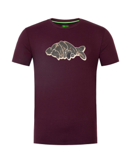 Outline Tee | Burgundy