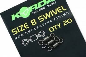 Swivels Size 8 - 20 pcs